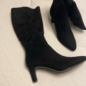 Black 2.5” heel boots